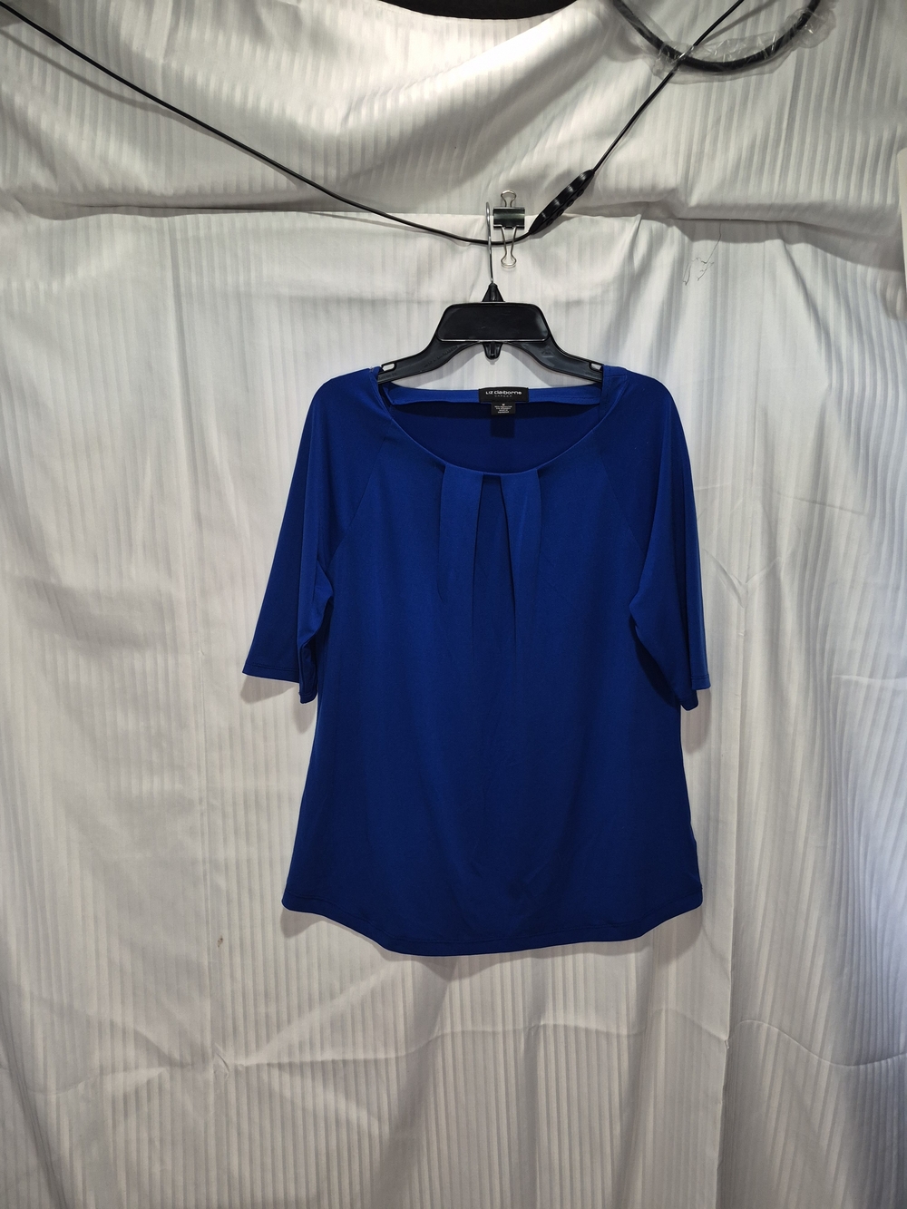 Liz Claiborne Career Blue Blouse Size M